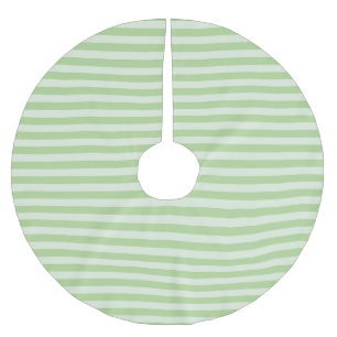 Grönt Rand Julgransmatta Borstad Polyester