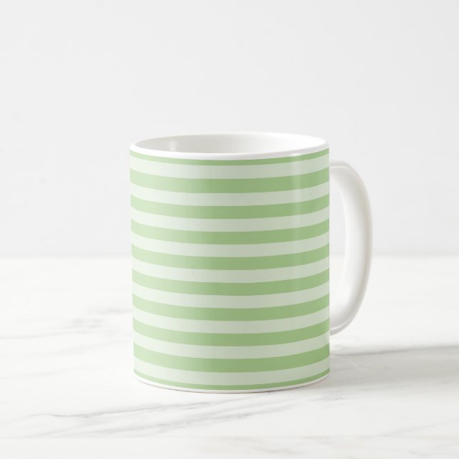 Grönt Rand Kaffemugg (Framsida höger)