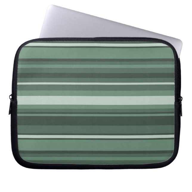 Grönt rand laptop fodral (Framsidan)