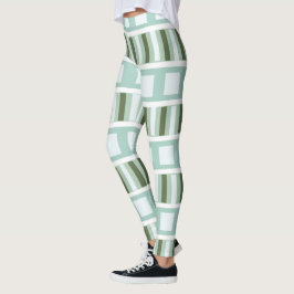 Grönt Rand Leggings