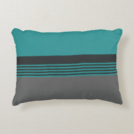 Grönt Rand Prydnadskudde