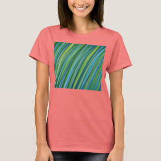 Grönt Rand T Shirt