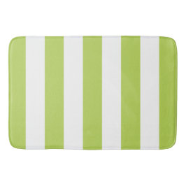 Grönt Rand, Vita Rand, Stripe Mönster Badrumsmatta