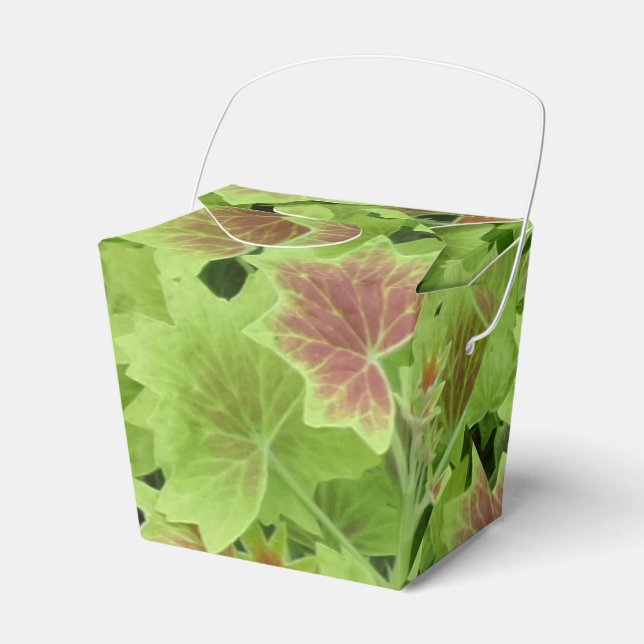 Grönt Red Blad Ta ut favoritruta Presentaskar (Framsidan Sidan)