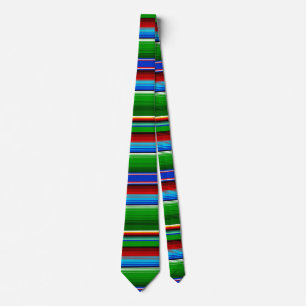 Grönt Red Blue Mexican Sarape Slips