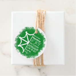 Grönt, Red Company Logotyp jul Gift Märkre Gåvor Etiketter