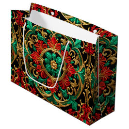 Grönt Red Decorative Helgdag Gift Bag