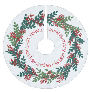 Grönt Red-julkransfamiljen Namn Julgransmatta Borstad Polyester