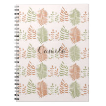 Grönt Red Retro Vintage Löv Mönster