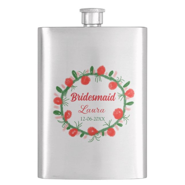 grönt Red wandecid (utandningskrasch) Lägg till na Fickplunta (Framsidan)