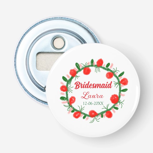 grönt Red wandecid (utandningskrasch) Lägg till na Flasköppnare (Framsidan)