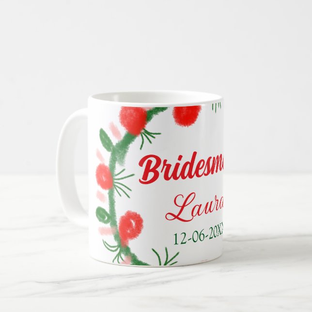 grönt Red wandecid (utandningskrasch) Lägg till na Kaffemugg (Framsida vänster)