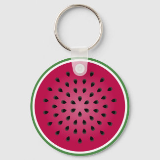 Grönt Red Watermelon Design Nyckelring