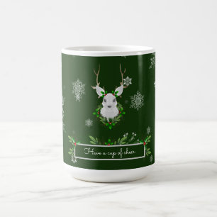 Grönt Reindeer Coffee Mugg