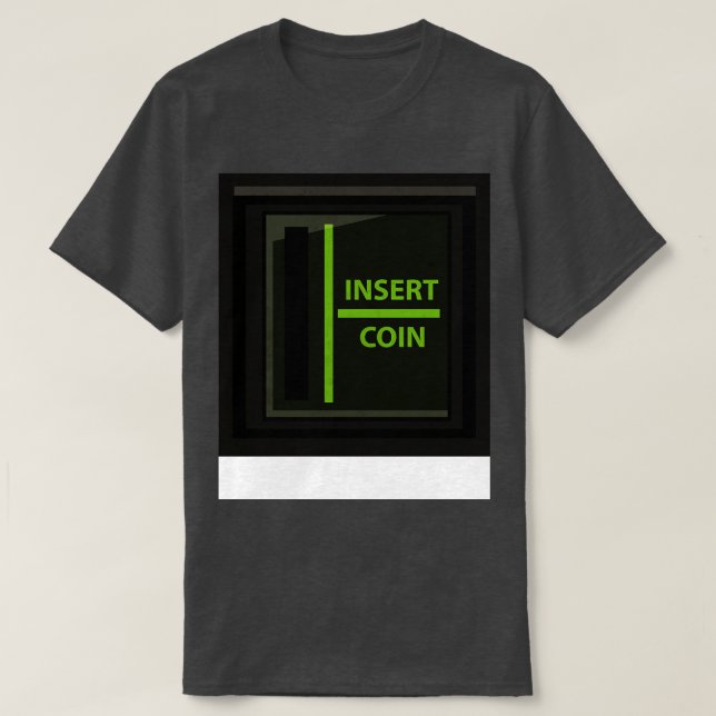 Grönt Retro Arcade T Shirt (Design framsida)