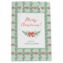 Grönt Retro Helgdag Mönster