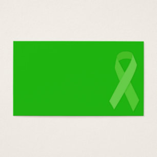 GRÖNT RIBBON ORSAKAR organs - och vävnadsdonator Visitkort