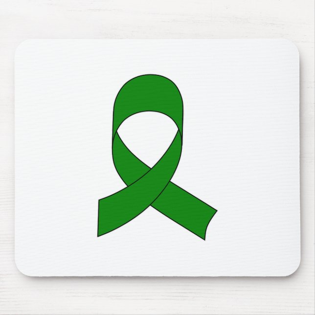 Grönt Ribbon Teckning Musmatta (Framsidan)