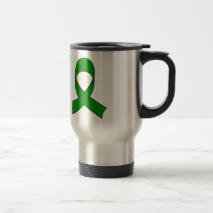 Grönt Ribbon Teckning Resemugg
