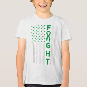 Grönt Ribbon Warrior& supportrar - Tentalvärme T Shirt