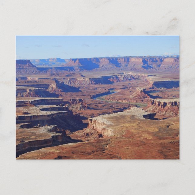 Grönt River, Canyonlands nationalpark, Utah Vykort (Framsida)