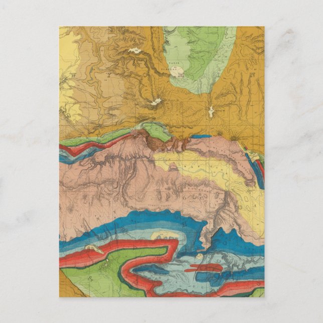 Grönt River från Union Pacific Rail Road Vykort (Framsida)