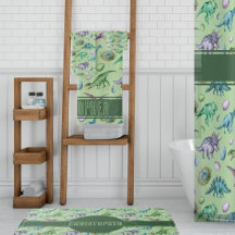 Grönt Roaring Jurassic Dinosaur med Namn