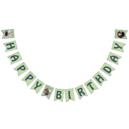 Grönt Roaring Jurassic Dinosaurs Vimplar