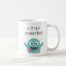 Grönt roligt lite monster för Mint