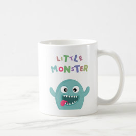 Grönt roligt lite monster för Mint Kaffemugg