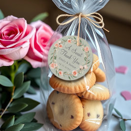 Grönt, romantisk ro-andedräkt gåvor etiketter