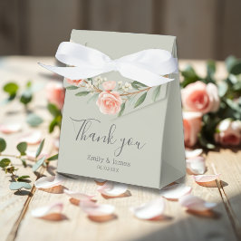 Grönt, romantisk ro-andedräkt presentaskar