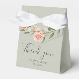 Grönt, romantisk ro-andedräkt presentaskar