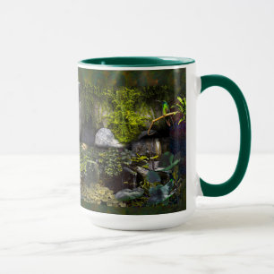 "GRÖNT ROOM ELEPHANT FAMILY" / 15 oz. Mugg