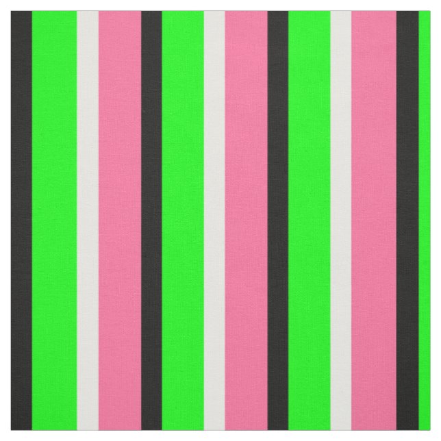 Grönt Rosa Rand Textilvaror Tyg (Provkarta)