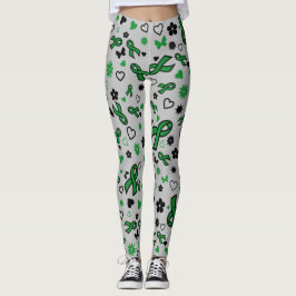 Grönt Rosett band Multi...C Diff Leggings