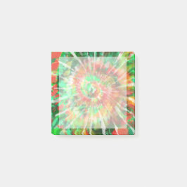 Grönt, rött, Orange, färgtryckning Post-it Block