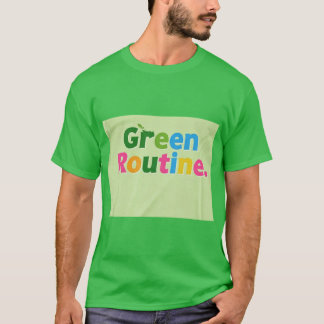 Grönt Routine T Shirt