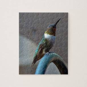 Grönt Ruby Little Hummingbird Pussel