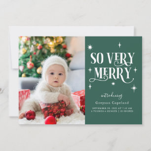 Grönt så mycket merry Helgdag Photo Meddelande