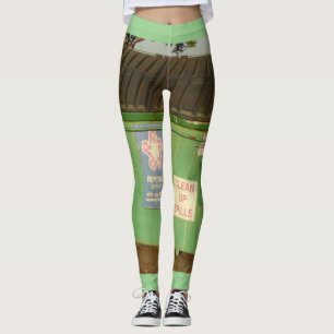 grönt Sällsynta kvällsdumpar Leggings