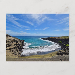 Grönt Sand Beach - Big Island, Hawaii - vykort