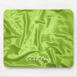 Grönt Satin - Computer Mousepad Musmatta