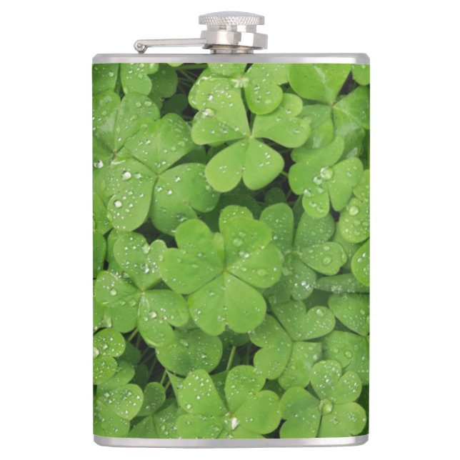 Grönt schamprock, tur: St. Patricks klöver Fickplunta (Framsidan)