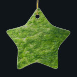 Grönt Sea Moss Nature Grass Beach Nautical Julgransprydnad Keramik<br><div class="desc">Designad med coolans strandfotografi av sjömoss!</div>