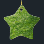 Grönt Sea Moss Nature Grass Beach Nautical Julgransprydnad Keramik<br><div class="desc">Designad med coolans strandfotografi av sjömoss!</div>