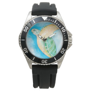 Grönt Sea Turtle Armbandsur
