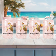 Grönt Sea Turtle Monogram