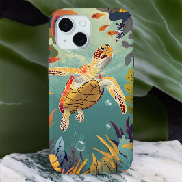 Grönt Sea Turtle Simmas Stilla havet