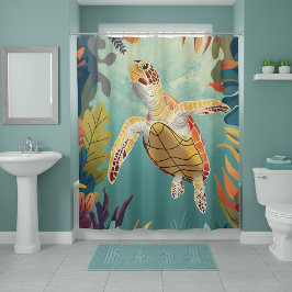 Grönt Sea Turtle Simmas Stilla havet